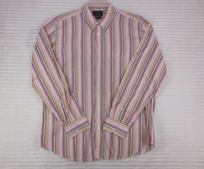 Camisa de vestir Faconnable para hombre (XL) color rayas manga larga "TREND" 100 % algodón Foto 1 de 4