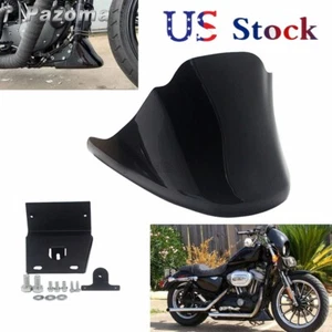 Front Chin Spoiler Cover Kit Fit For Harley Sportster XL 1200 Iron 883 2004-2020 - Picture 1 of 12