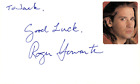 Roger Howarth Signed Auto 3X5 Index Card General Hospital