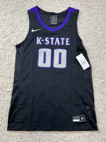 K State Kansas Nike Dri-Fit Adult Size Medium Basketball Jersey  NWT Cover