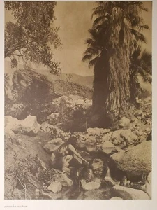 Cahuilla Indian Near Andre`s Canon Palm Springs Cal Edward Curtis 1900/72 - Picture 1 of 1