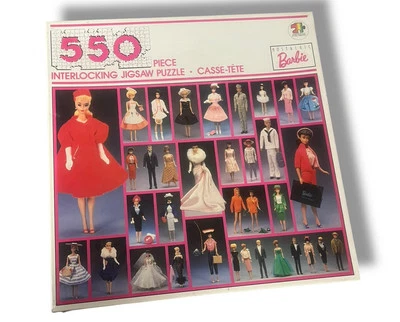 1989 Barbie Nostalgic 550 Piece Jigsaw Puzzle 18”x24”  - Image 1 of 4