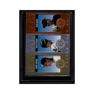 Wade Boggs Robin Ventura Travis Fryman 1994 Donruss Medalists #9 Yankees NM - Picture 1 of 3