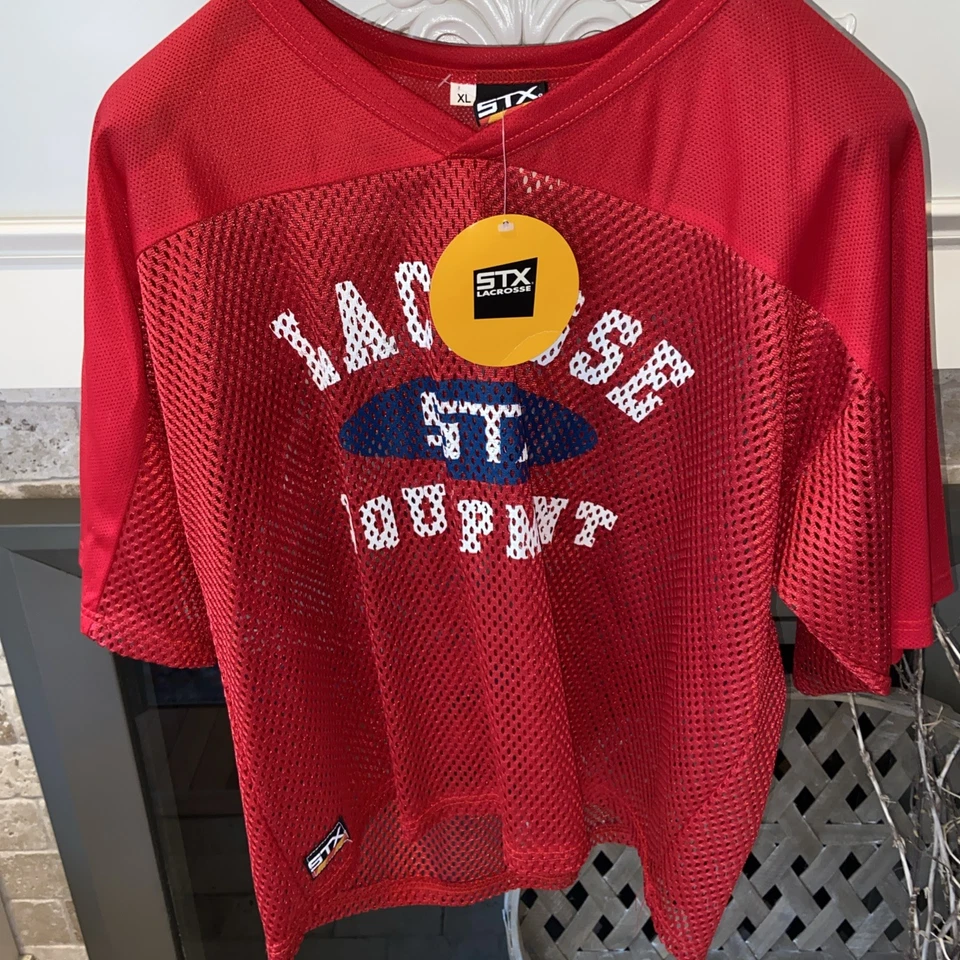 Camiseta deportiva de malla STX Lacrosse Equipment de colección impresionante nueva con etiquetas rara  Foto 1 de 4
