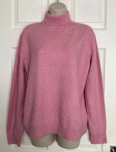 BNWT M&S Ladies Rose Pink Air-Yarn Roll Neck Jumper Sizes M & L - Picture 1 of 3