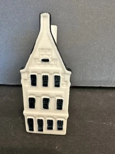 BOLS KLM #31 Blau Delfter Haus Holland Miniatur Dutch House Souvenier leer - Bild 1 von 6