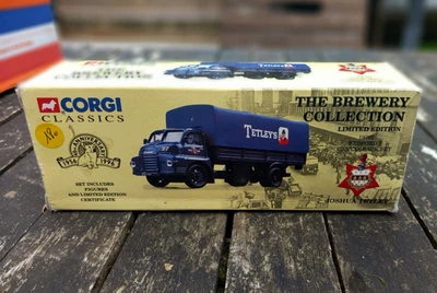 BOITE VIDE CORGI BEDFORD S CANVAS BACK SET TETLEY'S ref 19702 BON ETAT - Photo 1/2