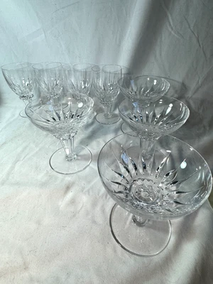 8 ROYAL LEERDAM RONDO 4 SORBETE CHAMPAGNE Y 4 COPAS DE VINO - ENVÍO GRATUITO Foto 1 de 4