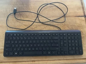 Teclado con cable Hewlett-Packard funcionando - Imagen 1 de 2