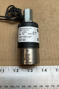 Snap-Tite Solenoid Valve 24VDC, 11 Watts, 1/16-1/16, 125 PSI, P/N 30130-1NT-A4F6 - Picture 1 of 8