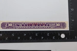 US REVENUE NARCOTIC STRIP $0.10C SC# RJA66EB USED - Picture 1 of 2