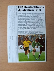 Fußball WM Bild 1974 von Ernst Huberty - Bild 1 von 1