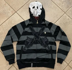 LRG Friday the 47th Jason Black Full Zip Hoodie Lifted Research Group Small - Picture 1 of 9