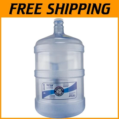Lightweight 5 Gallon BPA Free Water Bottle - Clear & Reusable Hydration Solution - Image 1 of 4