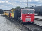 Fairmont M-14 Railroad Speeder Motorcar + Les King Trailer & Turntable CP Rail