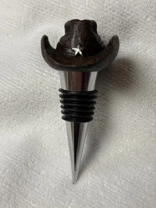 Rodeo Cowboy Hat Wine Bottle Stopper by Foster and Rye - Picture 1 of 4