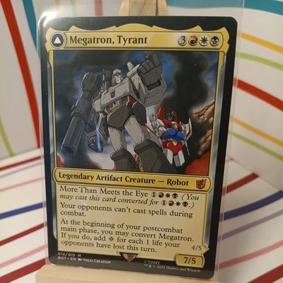 MTG Universes Beyond: Transformers Megatron, Tyrant 012/015 NM Mythic ManaFam - Image 1 of 2