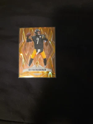 Phoenix Football 2025 Ben Roethlisberger oro sísmico #’d 05/10! ACEROS  Foto 1 de 2