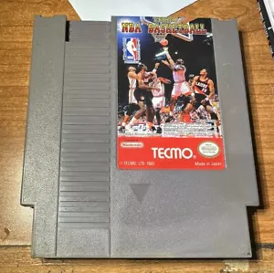 Tecmo NBA Basketball Nintendo NES Videogioco - Foto 1 di 8