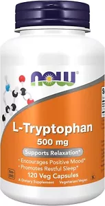 Supplements, L-Tryptophan 500 Mg, Encourages Positive Mood*, Supports Relaxation - Picture 1 of 7