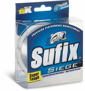 Línea de pesca de monofilamento Sufix Siege - carrete de 330 yardas - elige la talla - ¡NUEVO! - Imagen 1 de 1