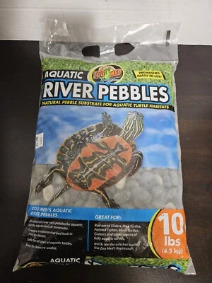 Guijarros de río acuáticos Zoo Med para hábitats de tortugas acuáticas 10 libras Foto 1 de 3