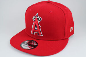NEW ERA 9FIFTY BASIC SNAPBACK HAT CAP MLB LOS ANGELES ANGELS RED NEW ADULT MENS