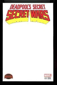 Deadpool's Secret Secret Wars Marvel Blank Sketch Comic Book Variant C1 - Picture 1 of 2