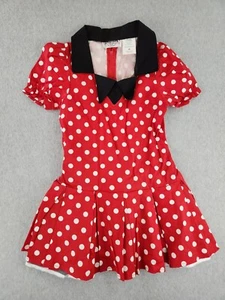 Miss Minnie Mouse Kleid für Mädchen Kostüm Play Dress Up rot gepunktet Gr. Medium - Bild 1 von 11