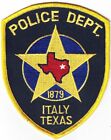 Italien Polizeibehörde Polizei Texas TX Aufnäher 