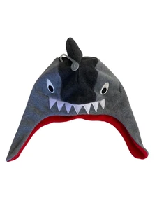 Boys GAP Gray Fashion Shark Trapper Hat Beanie Size L-XL 54-56cm NEW - Picture 1 of 4