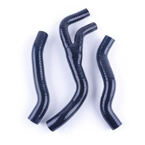 Fit 1998 1999 Honda CR125R CR125 Black Silicone Radiator Coolant Y Hose Pipe Kit - Bild 1 von 10