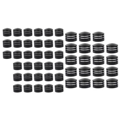 Black Cut Engine Bolt Topper Caps Covers For Indian Challenger Brave Arrow Chief - Image 1 of 4