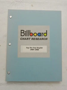 1985, Billboard Chart Research Top Ten Pop Singles 1947-1985, SB 1st LIKE NEW - Picture 1 of 5