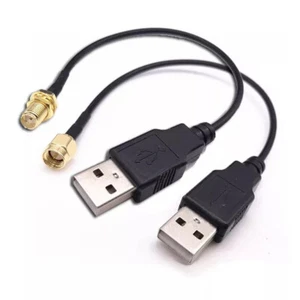 SMA-Stecker-Buchse auf USB-Computerdaten-Koaxialkabel-Kabelstecker-Adapter - Picture 1 of 6