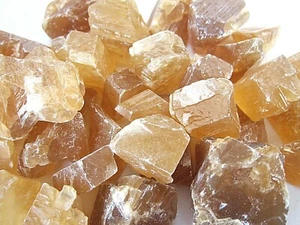 2oz Honey Calcite Rough Stones 10-20mm Healing Crystals Reiki Strength Energy - Picture 1 of 1