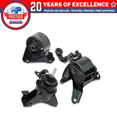 Fits 2007-2010 Kia Optima/Magentis 2.4L Motor & Trans Mount Set 3pcs : A71022 - Image 1 of 2