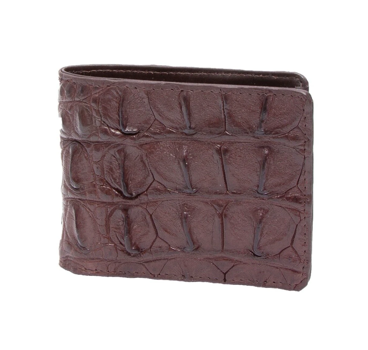 Portafoglio Unisex In Cuoio E Pelle Colore Brown Di O.M. Collection By Andrea Masotti Fatto A Mano Cod. PF3PCPC02/3 - O.M. Collection By Andrea Masotti - Foto 9