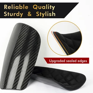 ARRIS Carbon Fiber Soccer Shin Guards, Super Strong Ultra Light Shock Resistance - Picture 1 of 9