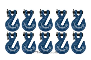10x 1/4 Zoll Kettengriff Haken Pin Schlüssel Rigging Abschlepper Transport LKW Anhänger Klasse 70 - Bild 1 von 10