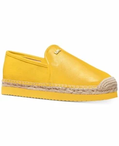 Michael KORS HASTINGS ALPARGATAS PLATAFORMA ORO MK AMARILLO US 9 I LOVE ZAPATOS - Imagen 1 de 5
