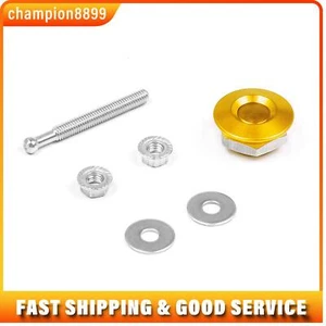 2PCS Gold Aluminum Bumper Quick Release Fasteners For Car Trunk - Bild 1 von 6