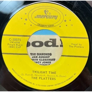 The Platters Twilight Time / For the First Time 45 Doo Wop Jukebox Mercury 30075 - Picture 1 of 6