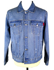 Mens John Richmond Vintage Finish Jean Jacket Medium M NWT £220