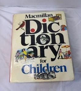 Macmillan Dictionary for Children 1975-77 Vintage Hardcover Illustrations - Bild 1 von 7
