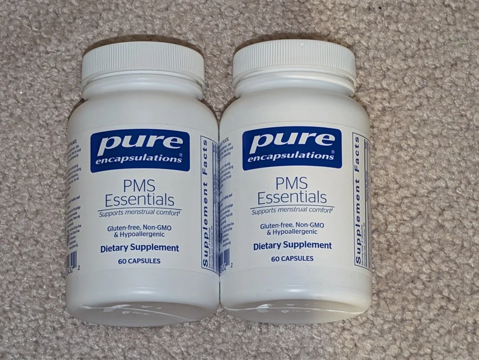 Pure Encapsulations PMS Essentials, поддерживает менструальный комфорт, 120 капсул - Изображение 1 из 4