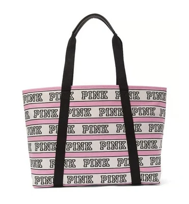VICTORIA'S SECRET PINK Canvas Tote Bag - Image 1 of 4