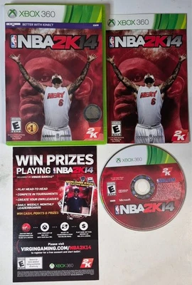NBA 2K14 Xbox 360 Lebron James cover CIB Complete TESTED WORKING - Image 1 of 4