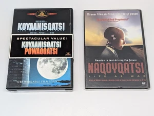 Koyaanisqatsi/Powaqqatsi/Naqoyqatsi DVD Philip Glass Qatsi Trilogy 2 of 3 SEALED - Imagen 1 de 19