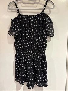 Abercrombie Kids Girls Size 13/14 Floral Jumper Romper NWT - Picture 1 of 6